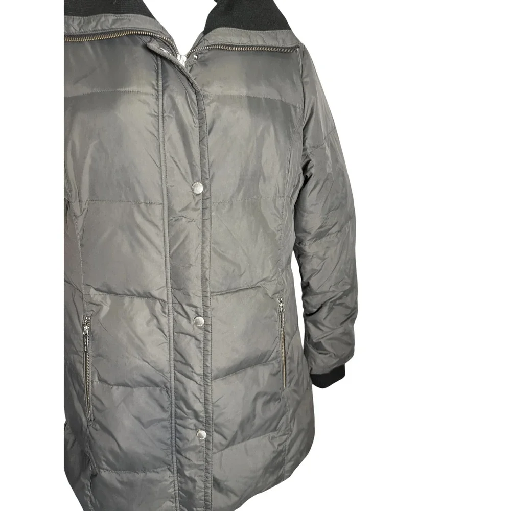 Michael‎ Kors Down Puffer Coat Size Small Women's Olive Green Winter Coat